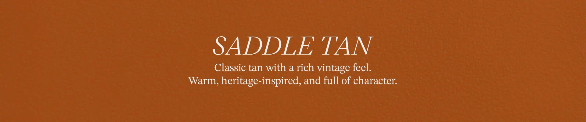 Saddle Tan
