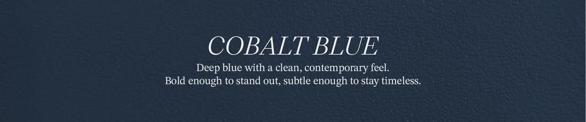 Cobalt Blue